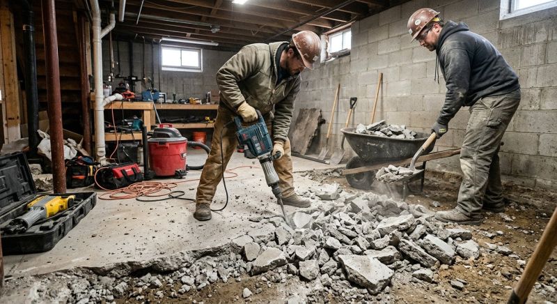 Cement Floor Removal Service
